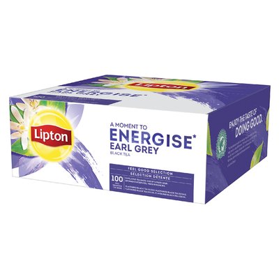 Thee Lipton Energise earl grey 100x1.5gr