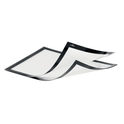 Duraframe Durable 498501 magnetisch Plus A4 zwart 2 stuks