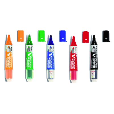 Whiteboardmarker PILOT Begreen rond medium assorti 5 stuks
