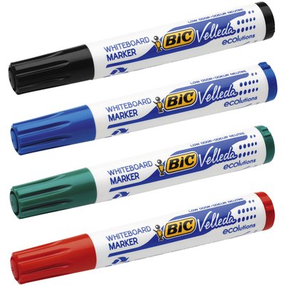 Feutre tableau blanc BIC Velleda 1701 ogive Large noir