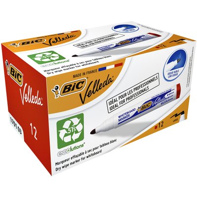 Feutre tableau blanc BIC Velleda 1701 ogive Large rouge