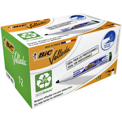 Whiteboardmarker Bic Velleda 1701 rond large groen