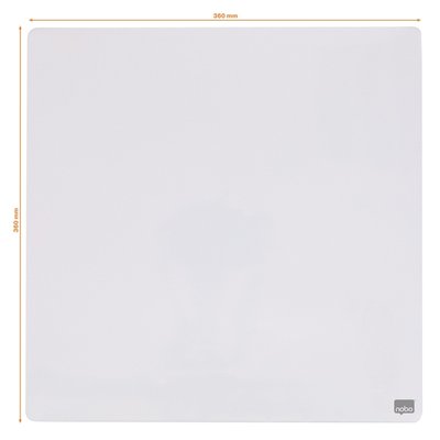Whiteboard Nobo tegel 36x36cm wit magnetisch