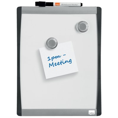 Whiteboard Nobo 28x21.5cm gewelfd