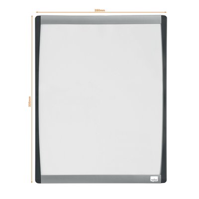 Whiteboard Nobo 35.5x28cm gewelfd
