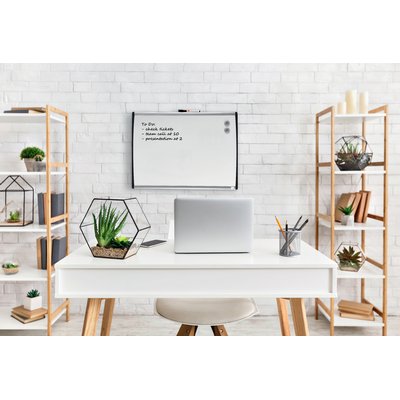 Whiteboard Nobo 58.5x43cm gewelfd