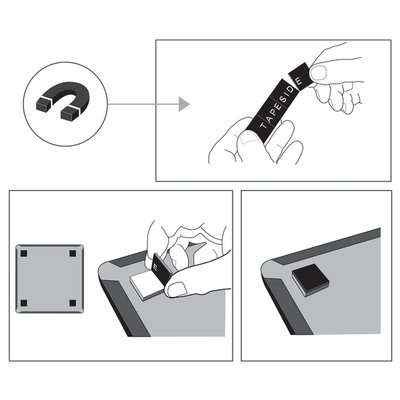 Whiteboard Nobo 21.6x28cm magnetisch assorti