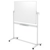 Tableau blanc pivotant Nobo mobile 90x120cm acier laqué Photo