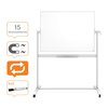 Tableau blanc pivotant Nobo mobile 90x120cm acier laqué Photo