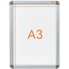 Porte-affiches clipsable Nobo Essence A3 aluminium Photo