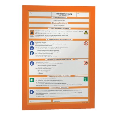 Duraframe Durable 487209 A4 oranje 2 stuks