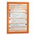 Duraframe Durable 487209 A4 oranje 2 stuks