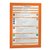 Duraframe Durable 487209 A4 oranje 2 stuks