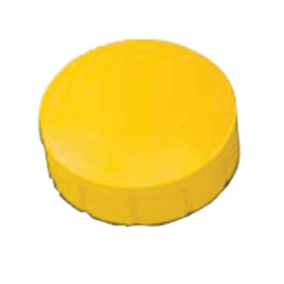 Magneet MAUL Solid 15mm 150gr geel 10 stuks