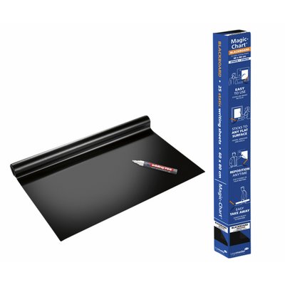 Magic-Chart Legamaster Whiteboard 600x800mm zwart 25 vel
