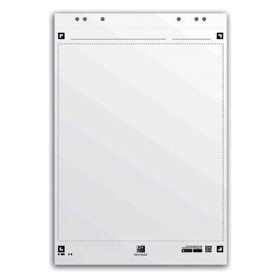Papier chevalet Oxford Smart 650x980mm uni 90g 20 feuilles