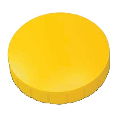 Magneet MAUL Solid 32mm 800gr geel 10 stuks
