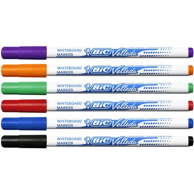 Marqueur tableau blanc BIC Velleda 1721 ogive Fin noir