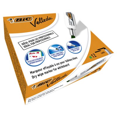 Whiteboardmarker Bic Velleda 1781 schuin large groen