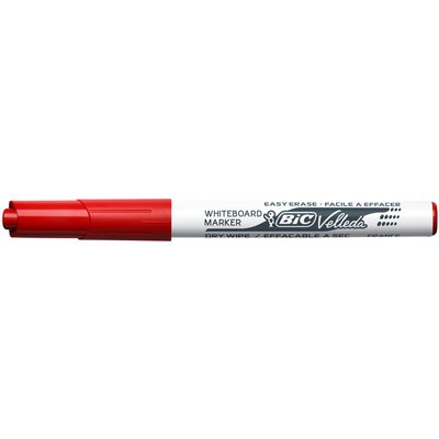 Marqueur tableau blanc BIC Velleda 1741 ogive Medium rouge