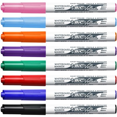 Marqueur tableau blanc BIC Velleda 1741 ogive Medium rouge