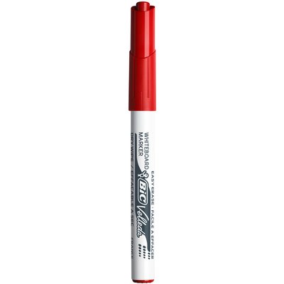 Marqueur tableau blanc BIC Velleda 1741 ogive Medium rouge