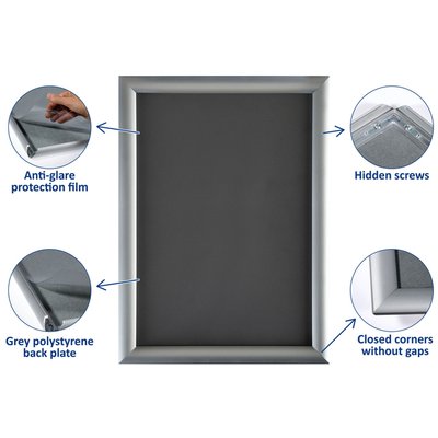 Cadre clipsable Europel A3 25mm