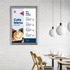 Cadre clipsable Europel B2 50x70cm 25mm Photo