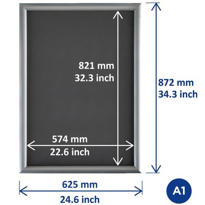 Kliklijst Europel A1 25mm