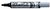 Whiteboardmarker Pentel MWL5M Maxiflo rond 3mm zwart