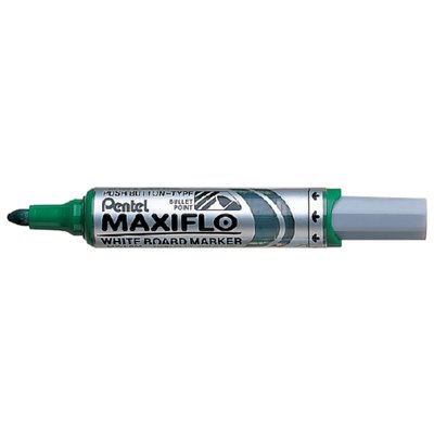 Marqueur tableau blanc Pentel Maxiflo MWL5M ogive 3mm vert