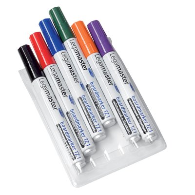 Whiteboardmarker Legamaster TZ 1 rond 1.5-3mm assorti set à 6 stuks