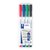 Whiteboardmarker Staedtler 301 rond assorti 1mm 4stuks