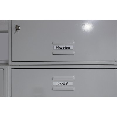 Bande magnétique MAUL 10mx10mmx1mm effaçable blanc