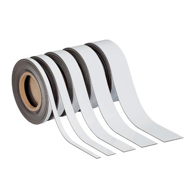 Bande magnétique MAUL 10mx50mmx1mm effaçable blanc
