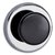 Aimant MAUL avec bouton Ø 65mm 12kg chrome/noir