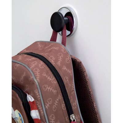Aimant MAUL avec bouton Ø 65mm 12kg chrome/noir