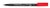 Viltstift Staedtler Lumocolor 318 permanent F rood