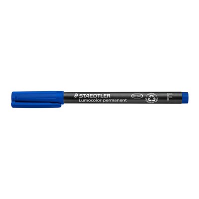 Feutre Staedtler Lumocolor 318 permanent Fin bleu