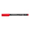 Viltstift Staedtler Lumocolor 317 permanent M rood foto