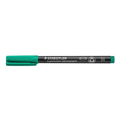 Viltstift Staedtler Lumocolor 317 permanent M groen