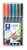 Viltstift Staedtler Lumocolor 317 permanent M set à 6 stuks