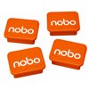 Aimant Nobo 22m orange 4 pièces Photo