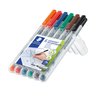 Viltstift Staedtler Lumocolor 315 non permanent medium assorti 6 stuks foto