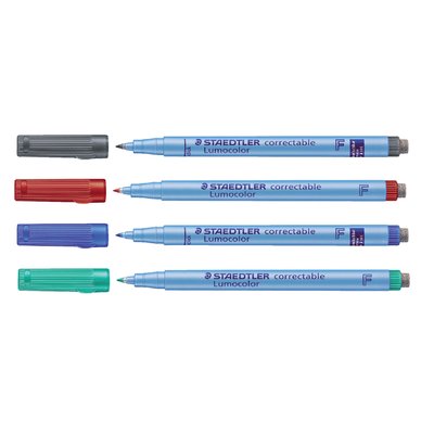 Feutre Staedtler Lumocolor 305 Correctable non permanent Fin noir