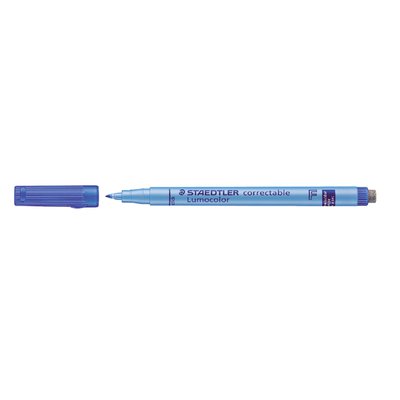 Feutre Staedtler Lumocolor 305 Correctable non permanent Fin bleu