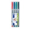 Viltstift Staedtler Lumocolor 311 non permanent S set à 4 assorti foto