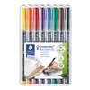Feutre Staedtler Lumocolor 313 permanent S 8 pièces assorti Photo