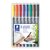 Feutre Staedtler Lumocolor 313 permanent S 8 pièces assorti