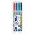 Feutre Staedtler Lumocolor 316 non permanent F 4 pièces assorti